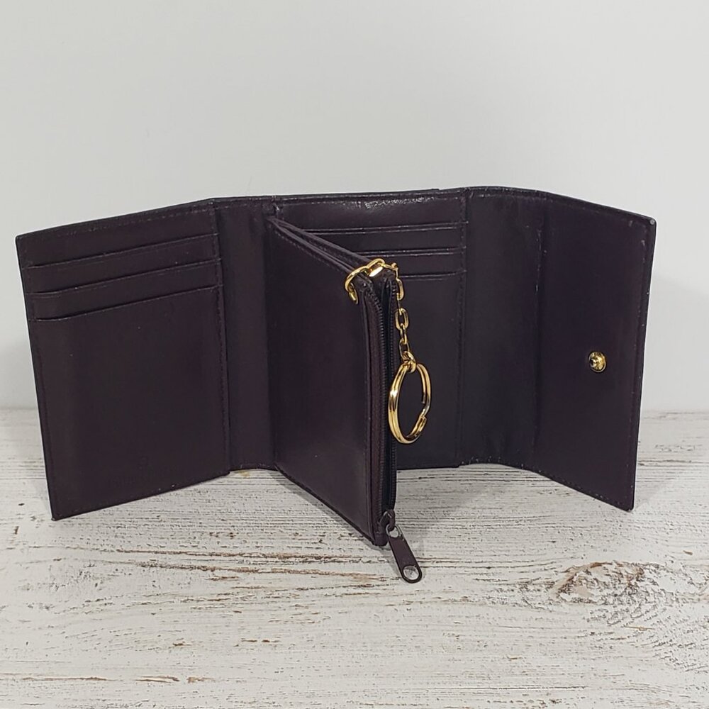 Vintage Oxblood Leather Aigner Keychain Wallet - Picture 4 of 6